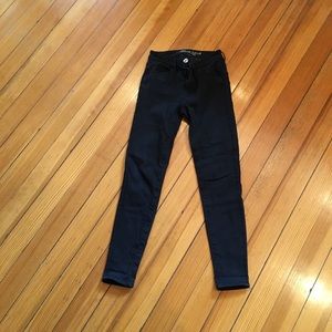 American Eagle Hi rise jegging black 0 regular